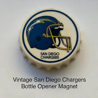 Vintage San Diego Chargers Bottle Opener Magnetic • $11