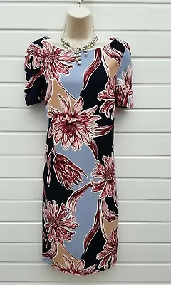 Tunic Dresspretty Floral60's70's Vintage Stylemarks And Spencersize 12 • £5.99
