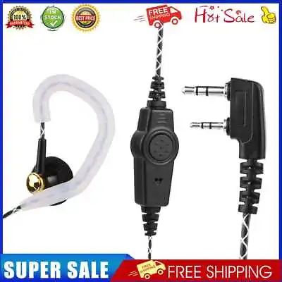 PTT Walkie Talkie Earpiece Headset Earpiece Headset For Kenwood KPG Baofeng • $10.67