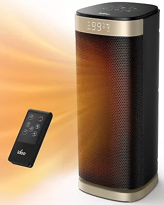 1500W Electric Space Heater For Indoor Use With 70° Oscillation • $53.99