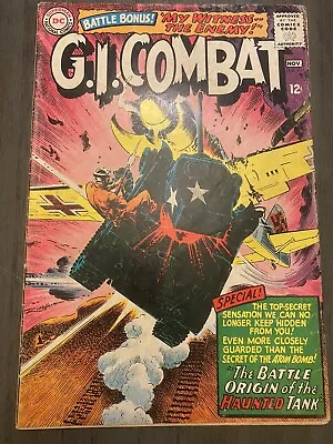 GI COMBAT 114 (Oct-Nov 1965) Haunted Tank Origin VG- 3.5 • $1