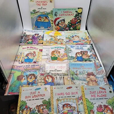 LITTLE CRITTER By MERCER MAYER Huge Lot Of 15 Children's Books - BB233 • $32