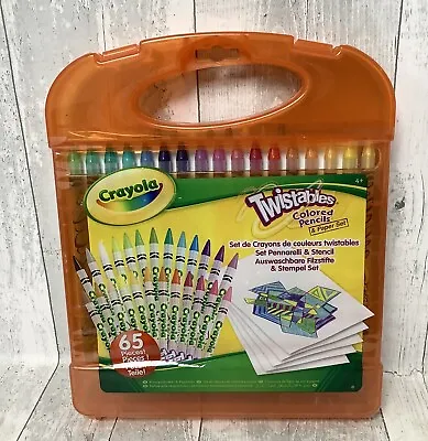 Crayola Twistables 65 Piece Set Coloured Pencils And Paper Set In Hard Case • £14.99