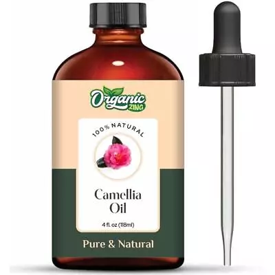 Organic Zing Camellia 100% Pure & Natural Carrier Oil - {118ml / 3.99 Fl OZ} • £12.70