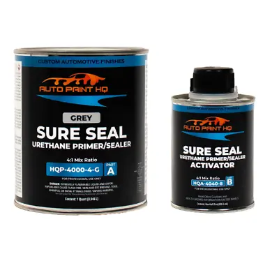 Sure Seal 2K Urethane Sealer Primer Quart Dark Gray Black Or White • $69.95