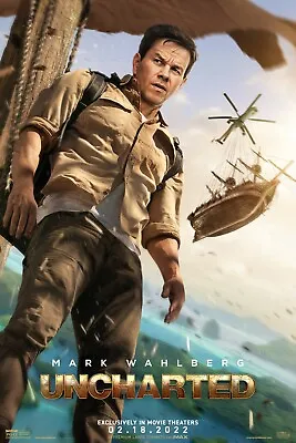 Uncharted Movie Poster (e)  - 11  X 17  - Mark Wahlberg • $13.96