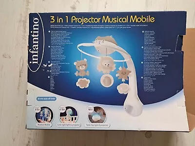 Baby Night Light Projector Music 3 In 1 • £15