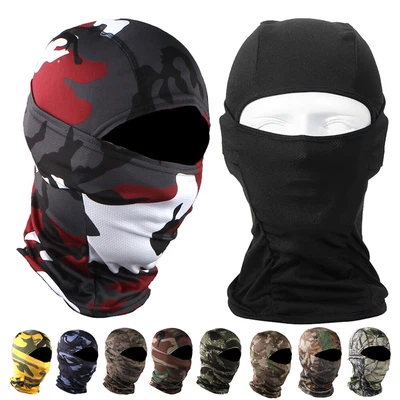 $5.99 • Buy Tactical Balaclava Camo Face Mask UV Protection For Men Women Ski Sun Hood Cover
