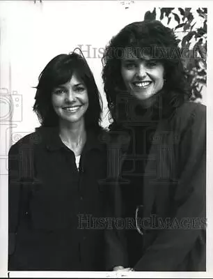 1990 Press Photo Sally Field For First Person With Maria Shriver - Orp07511 • $19.99