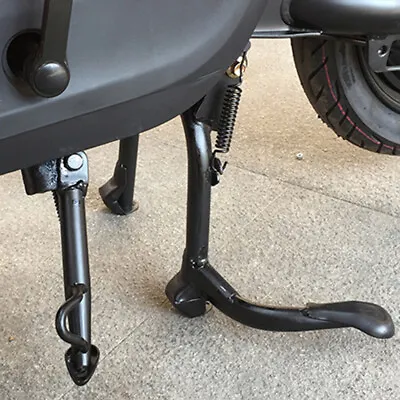 $105.29 • Buy Motorcycle Double Foot Side Stand Center Stand Leg Kickstand Adjustable Black