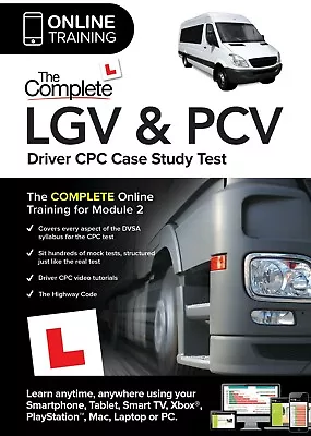 2024 LGV & PCV Driver CPC Case Study Driving Test Online Training Emailed • £14.50