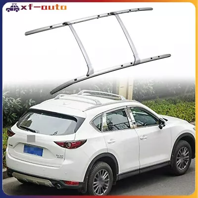 4PCS Roof Rack Rails Cross Bars Fits For Mazda CX-5 CX5 2017-2023 Silver • $544.45