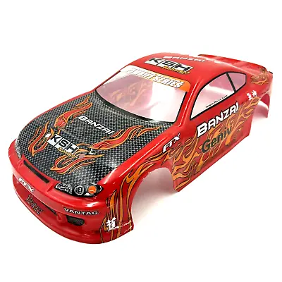 1/10 FTX VRX Nissan Silvia S15 Banzai Painted Body Shell  Red OZRC • £9.30