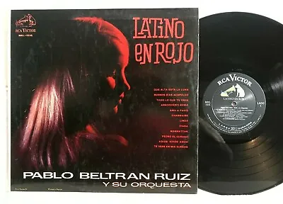 PABLO BELTRAN RUIZ Y SU ORQUESTA   Latino En Rojo   LP RCA MEXICO   • $14.56