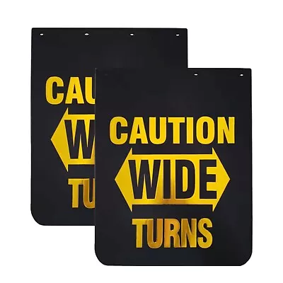 $60.99 • Buy 24 X30 Rubber Mud Flaps For Semi-Truck Trailer Truck Heavy Duty Truck Black 2Pcs
