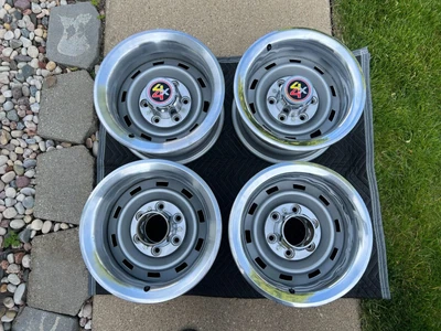 $799.99 • Buy (4) 1967-87 Chevy Gmc K5 Blazer C10 Truck 4x4 6 Lug 15x8 Rally Wheels Rims Rare