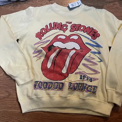 $18 • Buy THE ROLLING STONES (2021) NWT Women's  Voodoo Lounge1994  Sweatshirt Sz L NWT