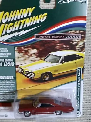 JOHNNY LIGHTNING MUSCLE CARS USA 1965 PONTIAC CATALINA Montero Red chrome Rims • $7.50