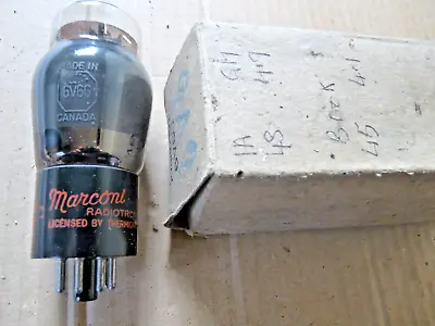 Marconi   6V6G  NOS Valve Tube  DEC23 • £45