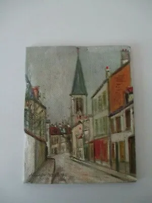 Eglise De Stains (Leine) By Maurice Utrillo V. Signed Canvas Print Early 1900s • $9.99