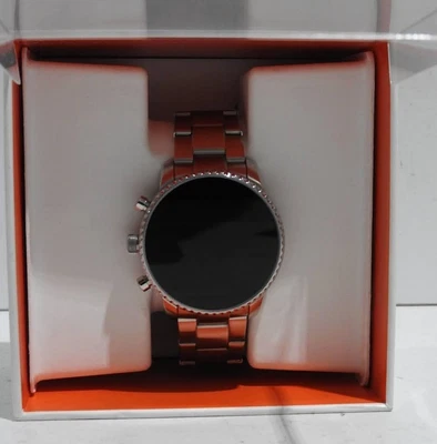 $239.99 • Buy Fossil Touchscreen Smartwatch DW6F1 Smoke Stainless Steel