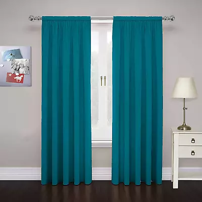 Home Window Panels Curtain 2 Panel Set 80X63   For Living Room Bedroom Curtains • $22.99