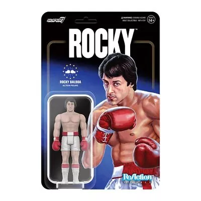 Rocky Balboa Boxing Rockey Super7 Reaction Action Figure • $19.95