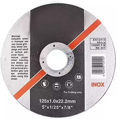 25 Pack 5 X.040 X7/8  Cut-Off Wheel - Metal & Stainless Steel Cutting Discs • $15.57