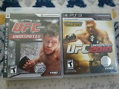 Sony PlayStation PS3 UFC Undisputed 2009 And 2010. Complete. • $14.99