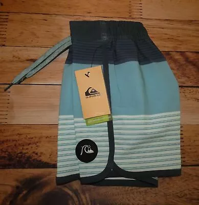 Quiksilver Baby Toddler Boys Board Shorts SurfSilk Swim Shorts Trunks 2 2T NWT • $12.99