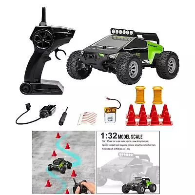 £16.33 • Buy Micro Mini 1:32 Rc Model Car 1/32 Scale Rc Truck 1 Battery