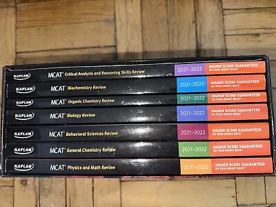 Kaplan MCAT Complete 7-book Subject Review 2021-2022 Test Prep New • $30