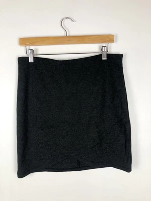 £55 • Buy SÉZANE Calvi Wrap-Style Mini Skirt - Mottled Grey Size Large