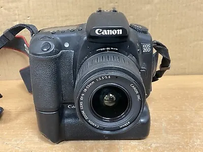 Canon EOS 20D + 18-55mm + BG-E2 Battery Grip • £128