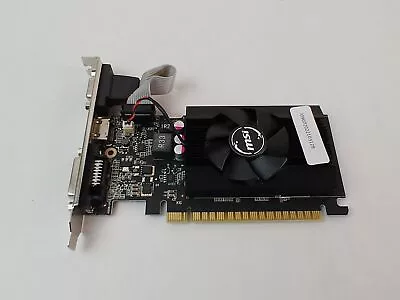 MSI Nvidia GeForce GT 710 2 GB DDR3 PCI Express X16 Desktop Video Card • $29.99