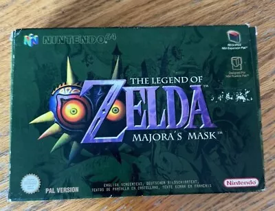 The Legend Of Zelda: Majora's Mask N64 Box Only No Game • £21