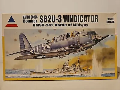 Accurate Miniatures #480202 SB2U-3 Vindicator VMSB-241 Midway 1:48 Scale NISB • $54