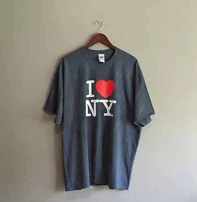 I Love NY T-shirt New York NYC Tourist Gray Size 2XL • $17