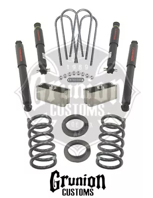 Chevy S10 Blazer 1983-1997 3/3 Lowering Kit W/ Nitro Drop Shocks Belltech • $458