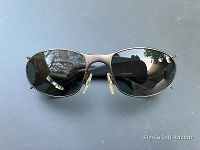 Authentic MOMO DESIGN MS6004 61[]18 Wraparound Metal Sunglasses - Made In Italy • $79