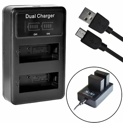 DMW-BLE9 Battery Charger For Panasonic Lumix DMC-ZS110 DMC-ZS200 DMC-TZ100 TX1 • £7.72