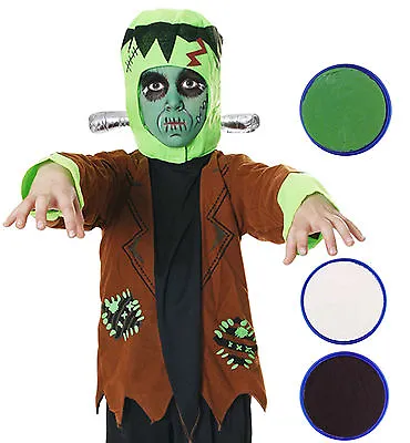 Boys Girls Frankenstein Monster Halloween Fancy Dress Kids Childs Costume Outfit • £11.86