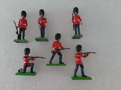 £6.50 • Buy Britains Deetail Royal Guards Toy Soldiers.  1971 Full Set Of 6