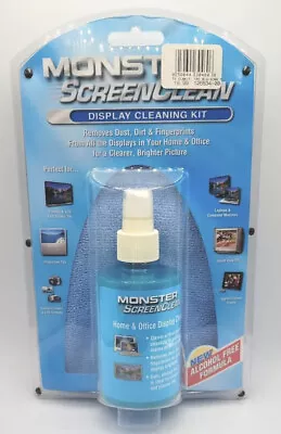 Monster Screen Clean TV Monitor LCD Display Cleaning Kit NEW SEALED • $16.55