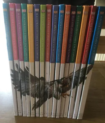 Dorling Kindersley Illustrated Family Encyclopedia. Full Set 16 Books. VGC. • £23