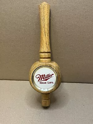 Miller High Life Wooden 3 Sided Beer Tap Handle 11  • $7.49