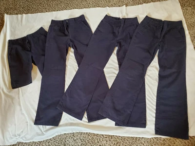 £16.14 • Buy Girls Arrow Navy Chinos Long Pants 3 Pair,  1 Shorts Arrow Navy Chinos Size 10