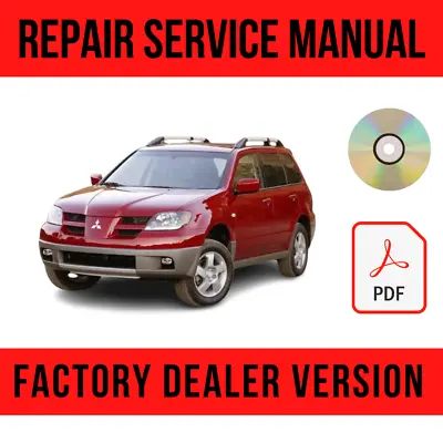 Mitsubishi Outlander 2004-2010 Factory Repair Manual • $13.49