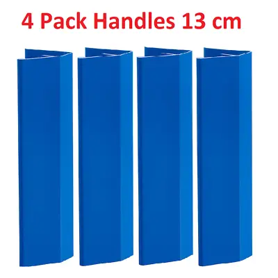 4 Pack Door Cabinet Wardrobe Adjustable Clamps Drawer Handle Blue Aluminium 13cm • £19.79