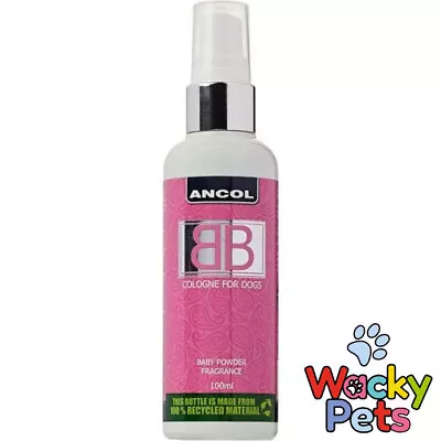 DOG COLOGNE Ancol BB Baby Powder Cologne 100ml X 1 Or X 2. SPECIAL OFFER PRICE • £6.49